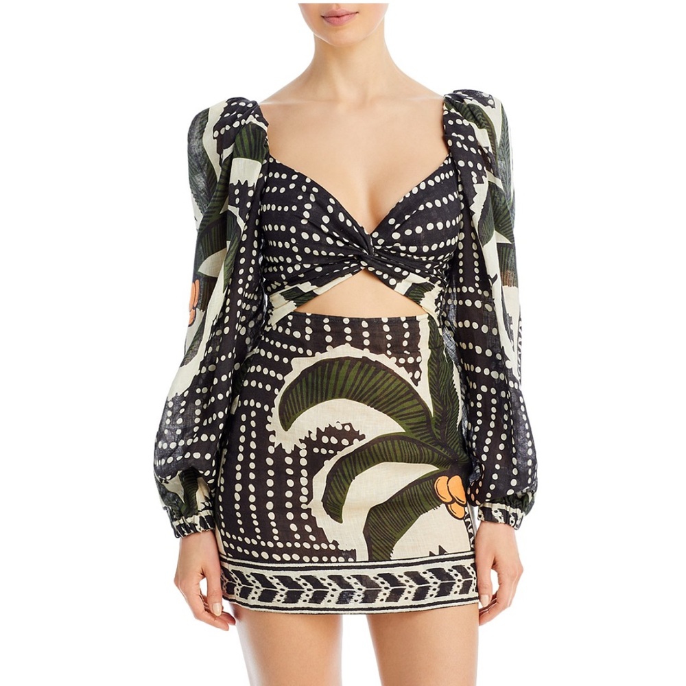 Johanna Ortiz Arardecer Tropical Mini Dress
